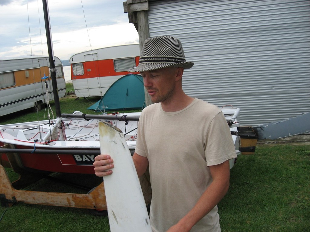 A trophy of a different kind for Thirty Something - Emerald Hotel Javelin Class Nationals 2011   © Antje Muller